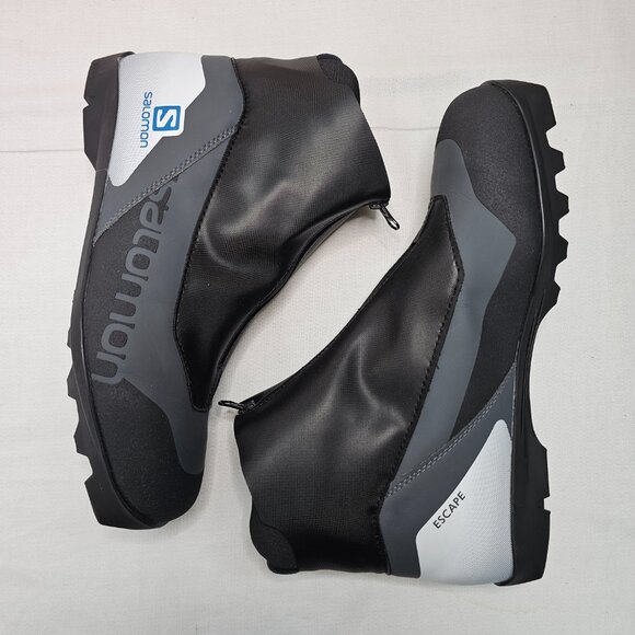 Salomon Escape Prolink Ski Boots Black Gray Cross Country Men's Size 10.5 - Picture 8 of 12